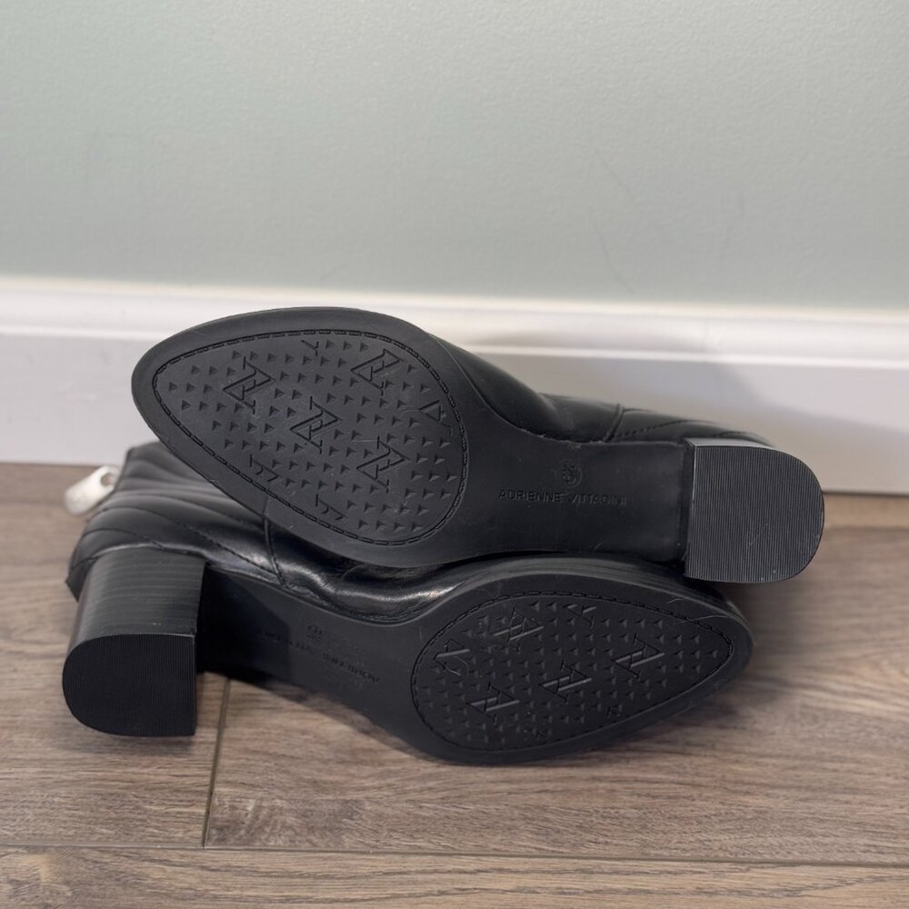 Adrienne Vittadini Black Ankle Booties - Picture 5 of 8